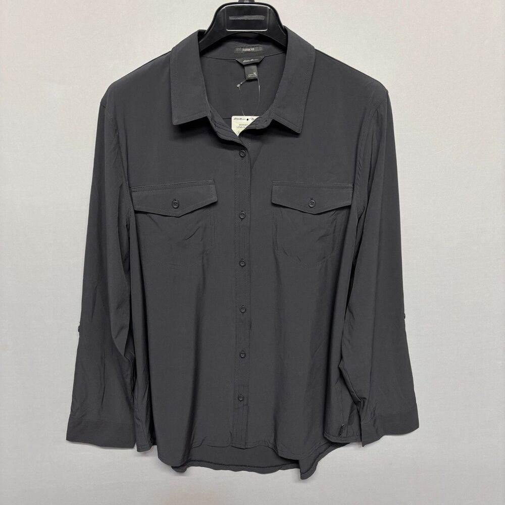 NWT Eddie Bauer Women Departure 2.0 Long Sleeve Shirt Size XL X-Large D135 -16